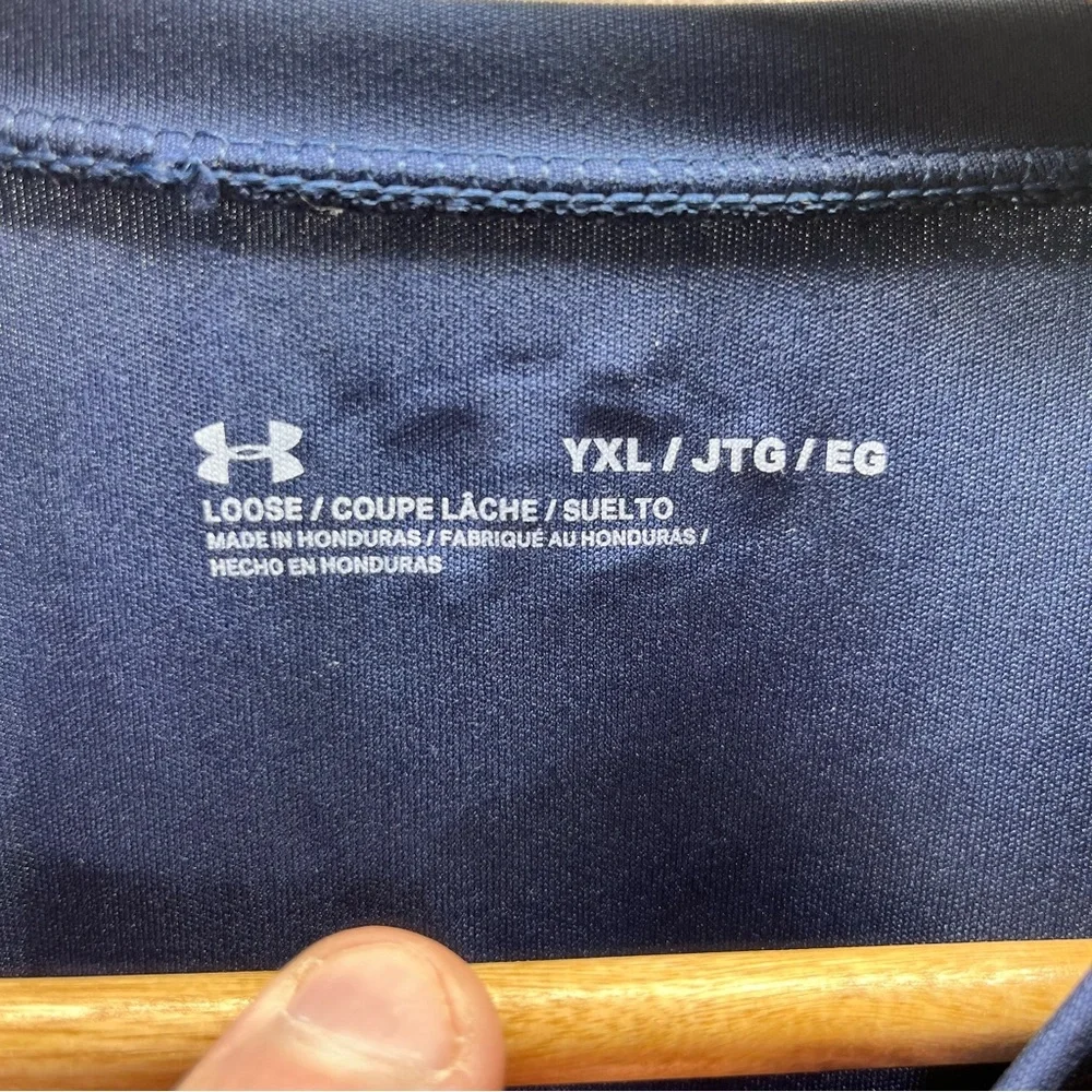 Under‎ Armour Rock Project Performance Long Sleeve Tshirt Boys YXL Blue 2693
